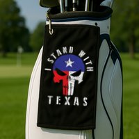 I Stand With Texas Golf Towel