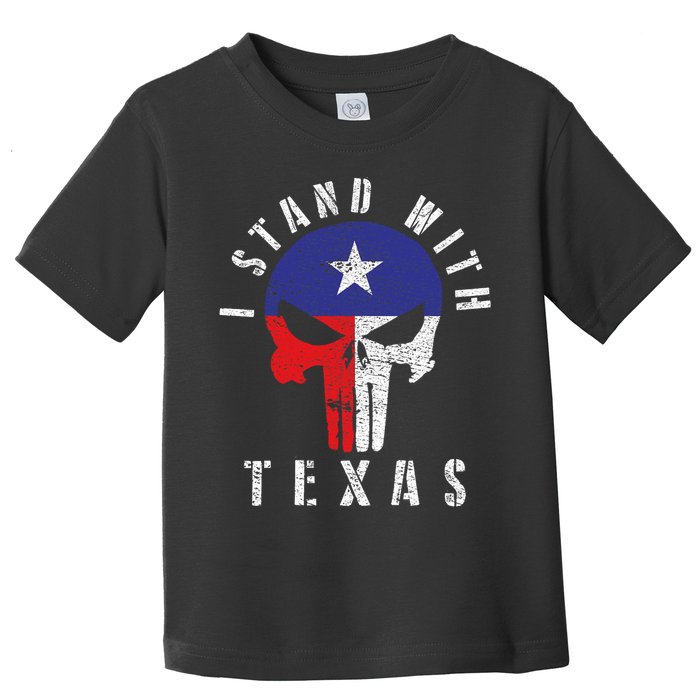 I Stand With Texas Toddler T-Shirt