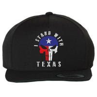 I Stand With Texas Wool Snapback Cap
