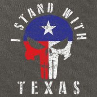 I Stand With Texas Cotton Canvas Backpack