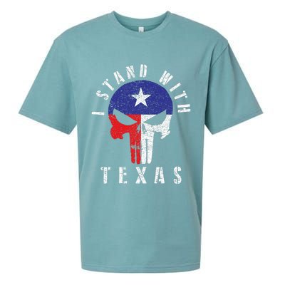 I Stand With Texas Sueded Cloud Jersey T-Shirt