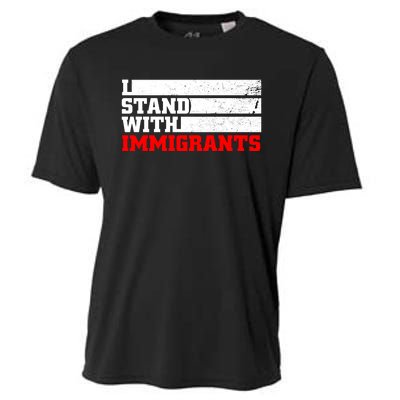 I Stand With Immigrants Cooling Performance Crew T-Shirt