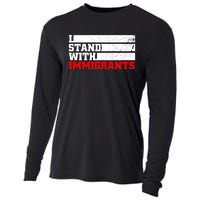 I Stand With Immigrants Cooling Performance Long Sleeve Crew