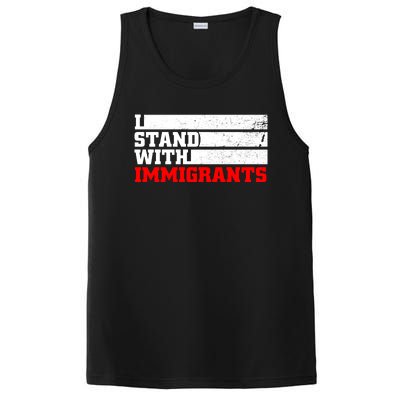 I Stand With Immigrants PosiCharge Competitor Tank