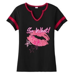 I So What Colors Ladies Halftime Notch Neck Tee