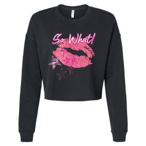 I So What Colors Cropped Pullover Crew