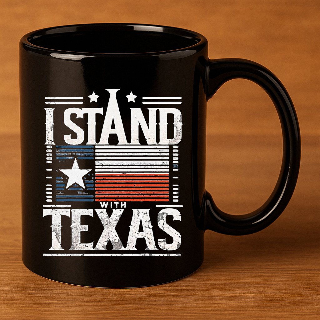 I Stand With Texas Scotus 11oz C Handle Ceramic Mug