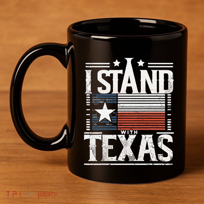 I Stand With Texas Scotus 11oz C Handle Ceramic Mug