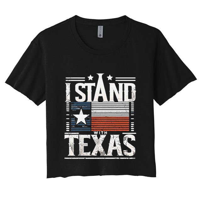 I Stand With Texas Scotus Crop Top