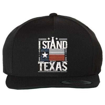I Stand With Texas Scotus Wool Snapback Cap