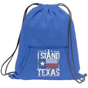 I Stand With Texas Scotus Sweatshirt Cinch Pack Bag