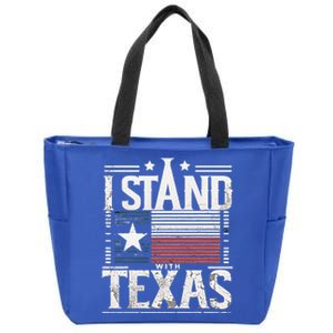 I Stand With Texas Scotus Zip Tote Bag