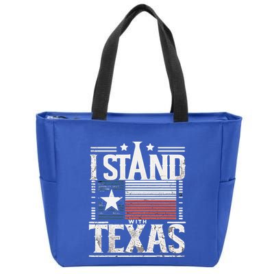 I Stand With Texas Scotus Zip Tote Bag