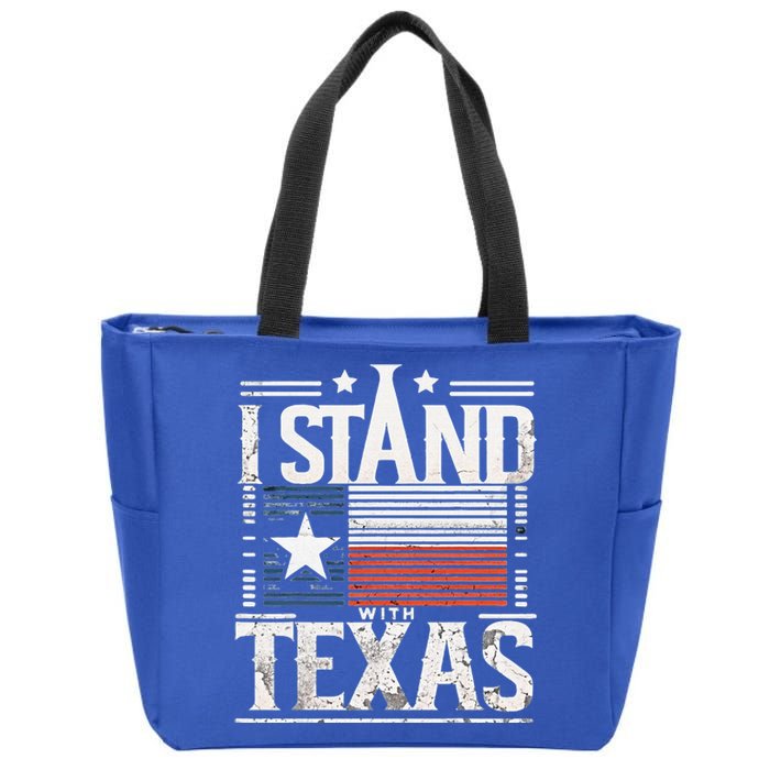 I Stand With Texas Scotus Zip Tote Bag