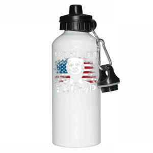 I Stand With Trump Pro Trump Supporter Free Trump Aluminum Water Bottle