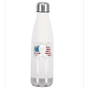 I Stand With Trump Pro Trump Supporter Free Trump Stainless Steel Insulated Water Bottle