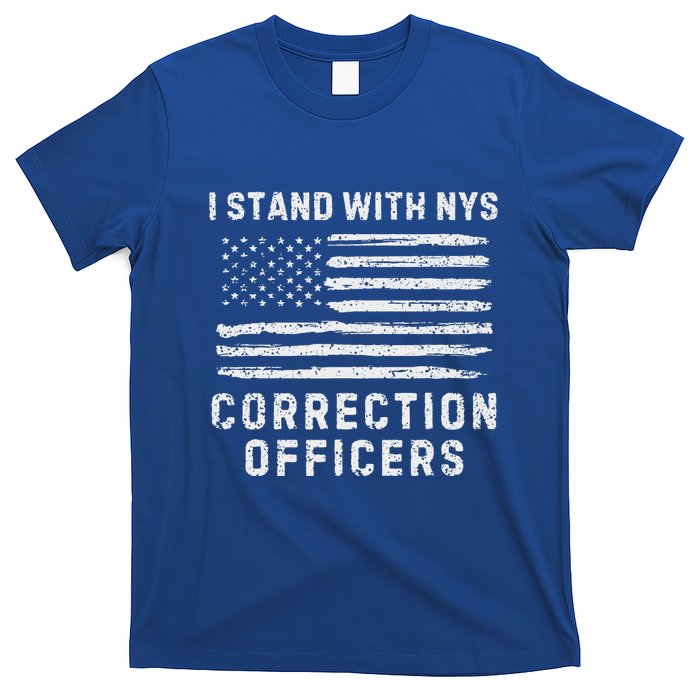 I Stand With Nys Correction Officers Stand With Nys Co T-Shirt