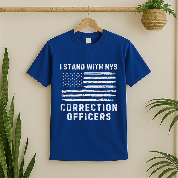 I Stand With Nys Correction Officers Stand With Nys Co T-Shirt