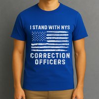 I Stand With Nys Correction Officers Stand With Nys Co T-Shirt