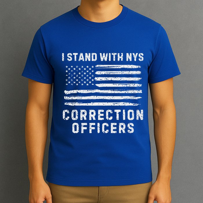 I Stand With Nys Correction Officers Stand With Nys Co T-Shirt