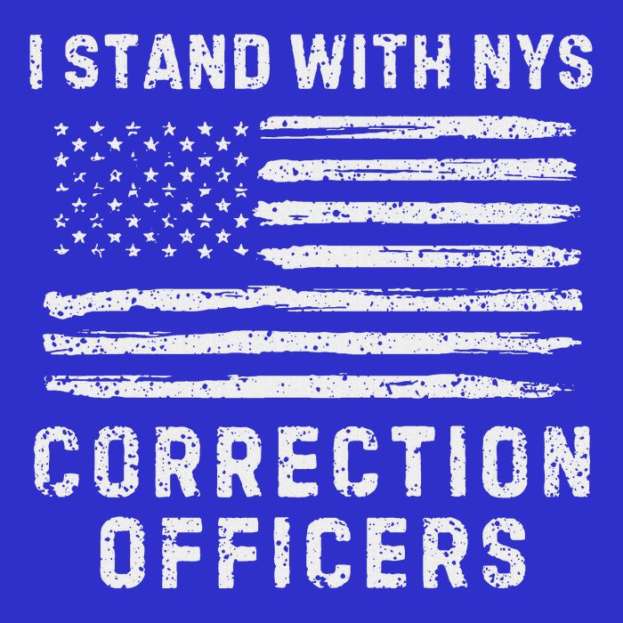 I Stand With Nys Correction Officers Stand With Nys Co T-Shirt