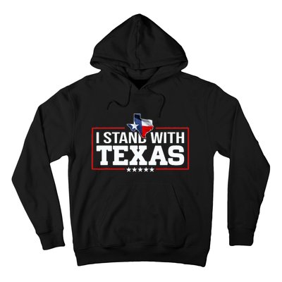 I Stand With Texas Flag Barbed Wire Hoodie