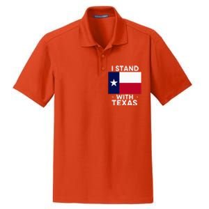 I Stand With Texas Scotus Dry Zone Grid Polo