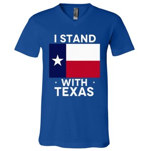 I Stand With Texas Scotus V-Neck T-Shirt