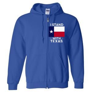 I Stand With Texas Scotus Full Zip Hoodie