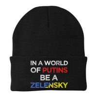I Stand With Ukraine In A World Of Putins Be A Zelensky Beanie