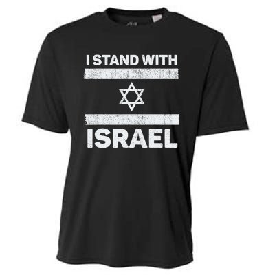 I Stand With Israel My Support Israel Flag Pride Cooling Performance Crew T-Shirt