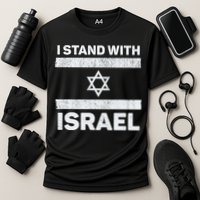 I Stand With Israel My Support Israel Flag Pride Performance Shirt