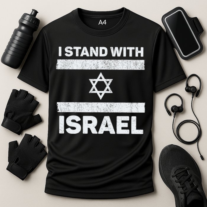 I Stand With Israel My Support Israel Flag Pride Performance Shirt