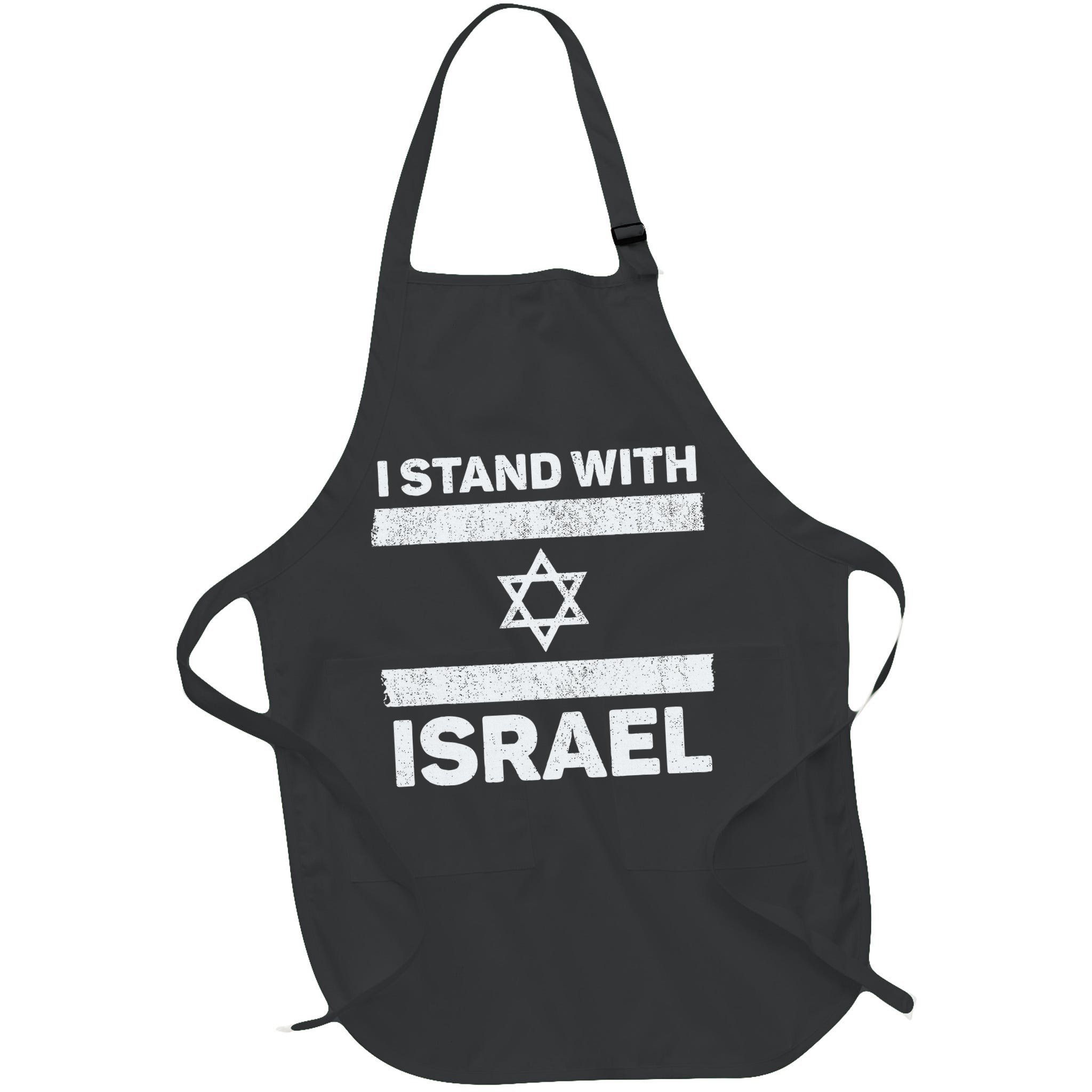 I Stand With Israel My Support Israel Flag Pride Apron