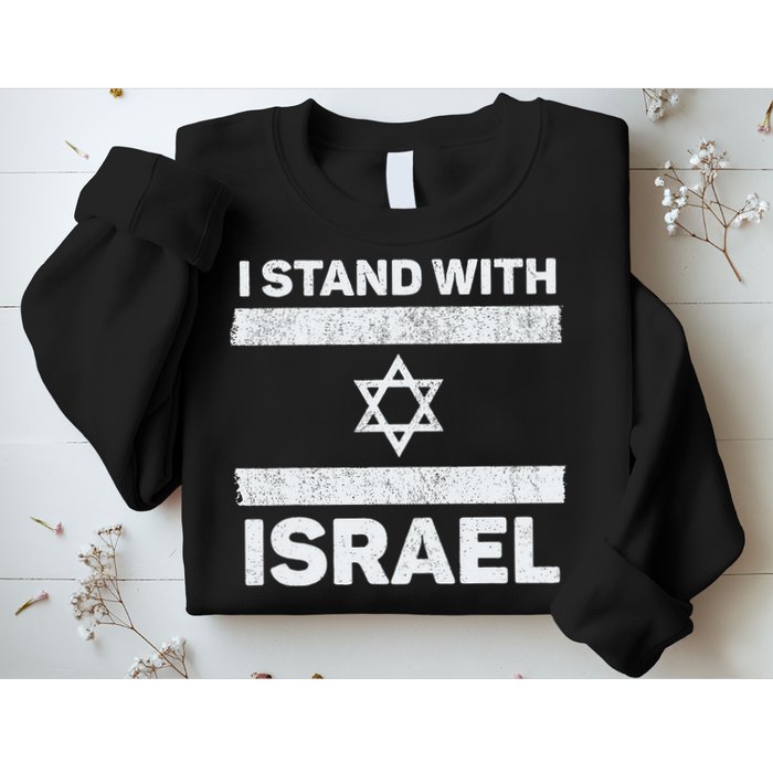 I Stand With Israel My Support Israel Flag Pride Sweatshirt