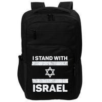 I Stand With Israel My Support Israel Flag Pride Impact Tech Backpack