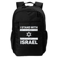 I Stand With Israel My Support Israel Flag Pride Backpack