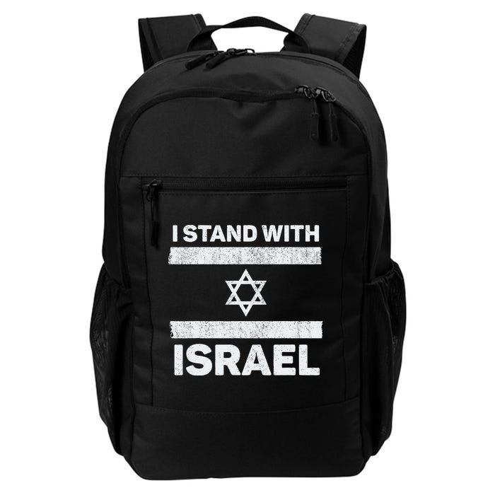 I Stand With Israel My Support Israel Flag Pride Backpack