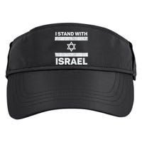 I Stand With Israel My Support Israel Flag Pride Adult Drive Performance Visor