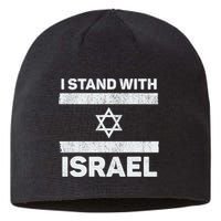 I Stand With Israel My Support Israel Flag Pride Sustainable Beanie