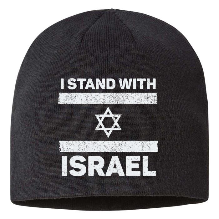 I Stand With Israel My Support Israel Flag Pride Sustainable Beanie
