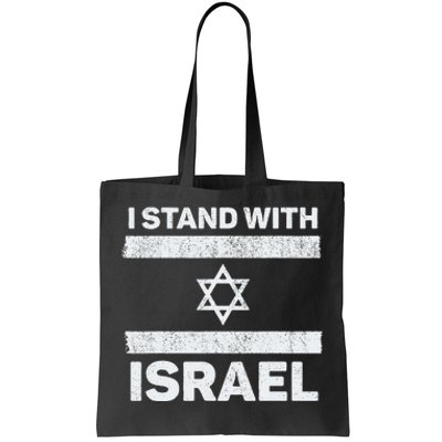 I Stand With Israel My Support Israel Flag Pride Tote Bag