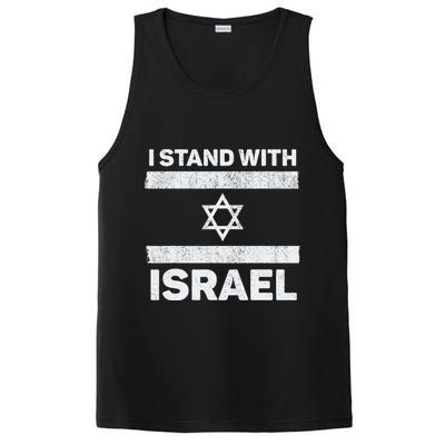 I Stand With Israel My Support Israel Flag Pride PosiCharge Competitor Tank