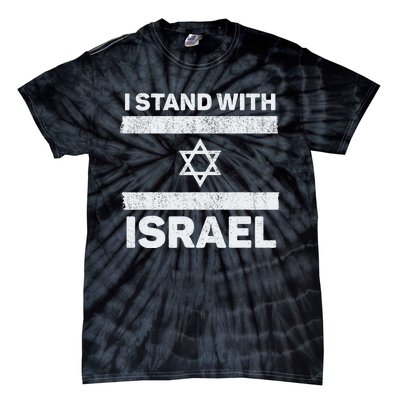 I Stand With Israel My Support Israel Flag Pride Tie-Dye T-Shirt