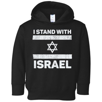 I Stand With Israel My Support Israel Flag Pride Toddler Hoodie
