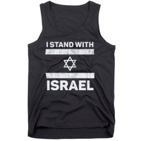 I Stand With Israel My Support Israel Flag Pride Tank Top