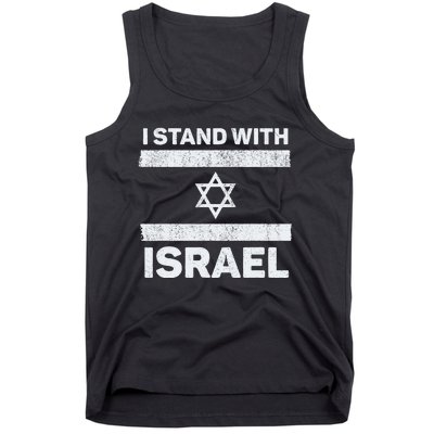 I Stand With Israel My Support Israel Flag Pride Tank Top