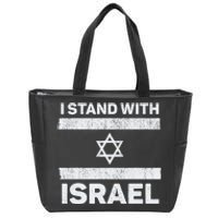 I Stand With Israel My Support Israel Flag Pride Zip Tote Bag