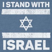 I Stand With Israel My Support Israel Flag Pride Garment-Dyed Sweatshirt