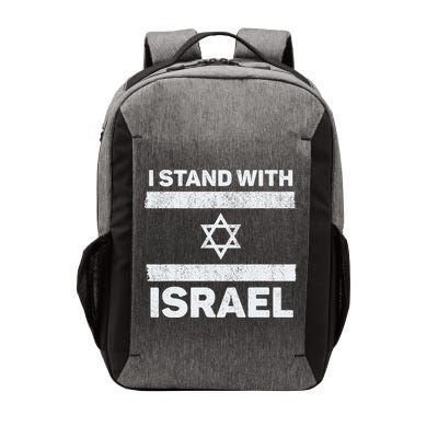 I Stand With Israel My Support Israel Flag Pride Vector Backpack